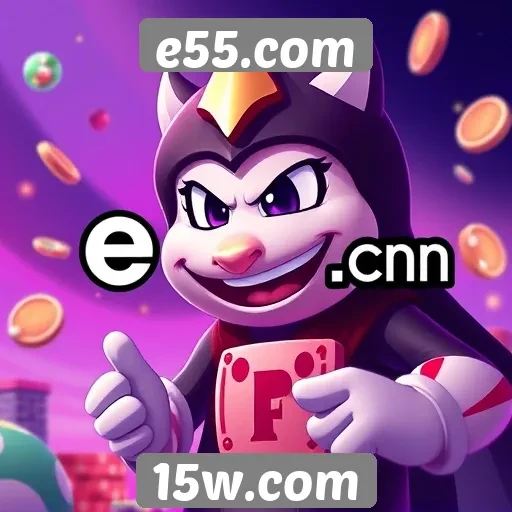 Exploração de categorias de jogos em e55.com