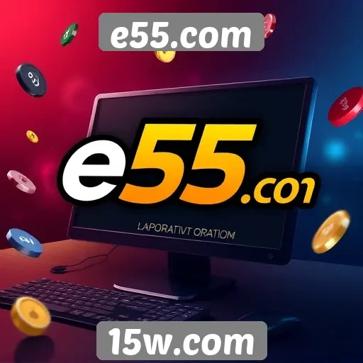 Design inovador em e55.com atrai jogadores